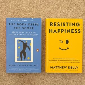 The Body Keeps the Score and Resisting Happiness Books